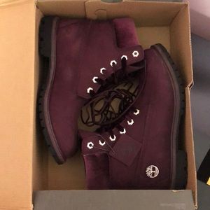Plum Purple Timberlands